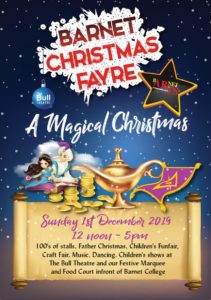 Barnet Christmas Fayre poster 2019