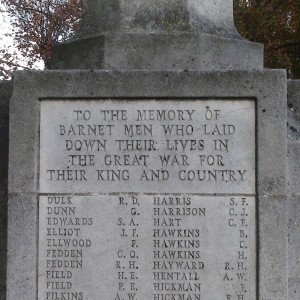 Restoring Barnet's war memorials @ Old fold Manor Golf Club | Barnet | United Kingdom