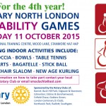 Disability Games leaflet 2015