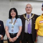 Rotary Disability Games 2016 - DG Helen and organiser Scott