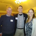 Sean and Amy Minton pictured with Rtn Dr Ian Johnson
