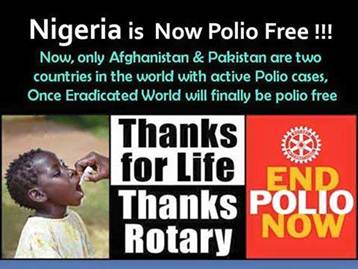 End Polio Now - Nigeria is Now Polio Free